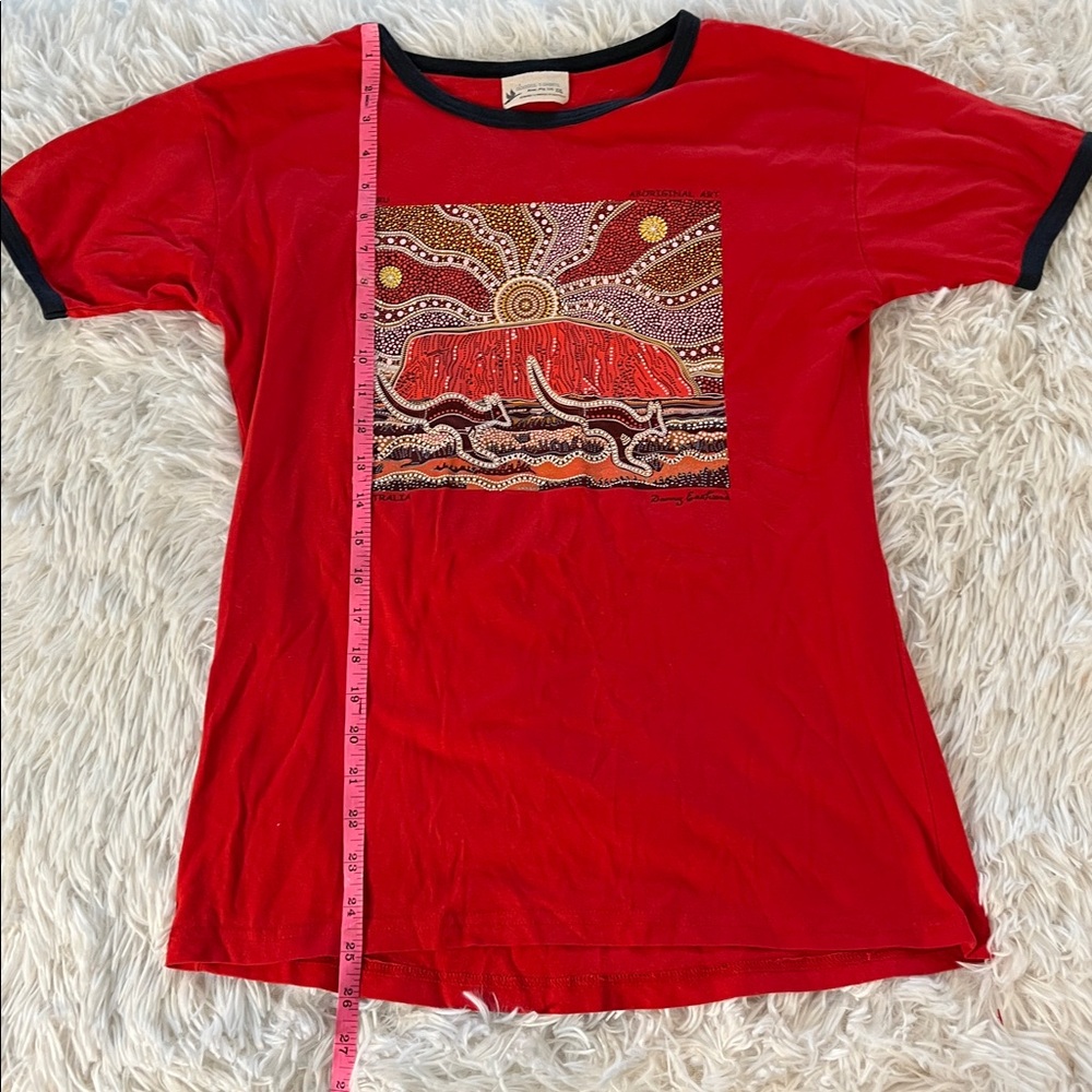 Vintage Goose’s T-Shirts ULURU ABORIGINAL ART AUSTRALIA Danny Eastwood Size XXL - Picture 6 of 7